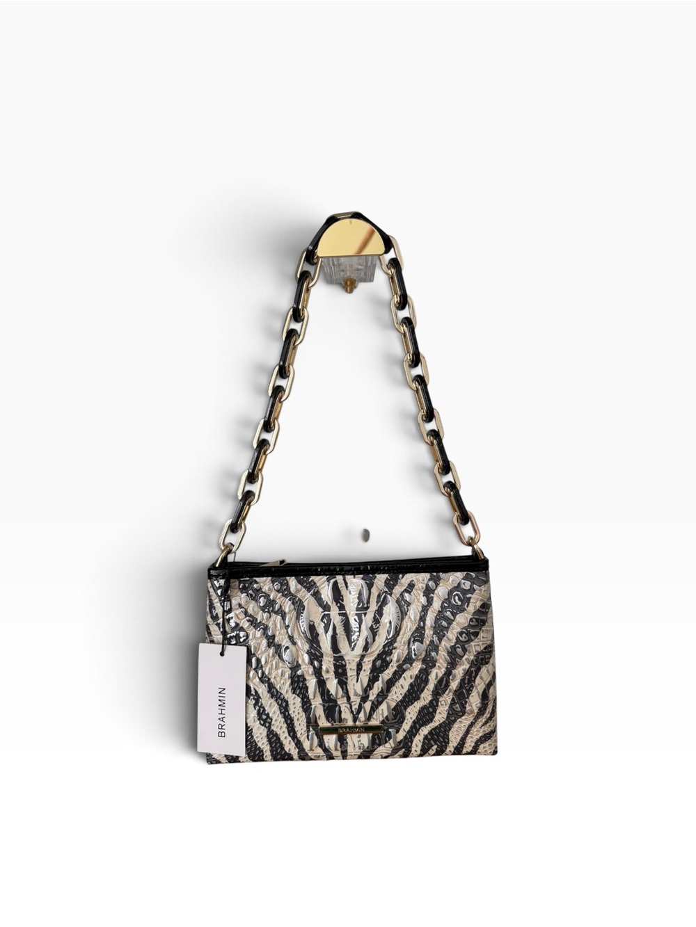 Brahmin Mod Lorelei Shoulder Bag – Everlasting Encore Zebra Print NWT